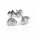 Early 21st Century Gia Certified 18k (750) White Gold Natural Diamond Stud Earrings, A Pair For Sale - Image 5 of 10