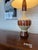 Vintage 1959 Fortune Lamp Co. Mid Century Ceramic & Wood Lamp For Sale - Image 10 of 10