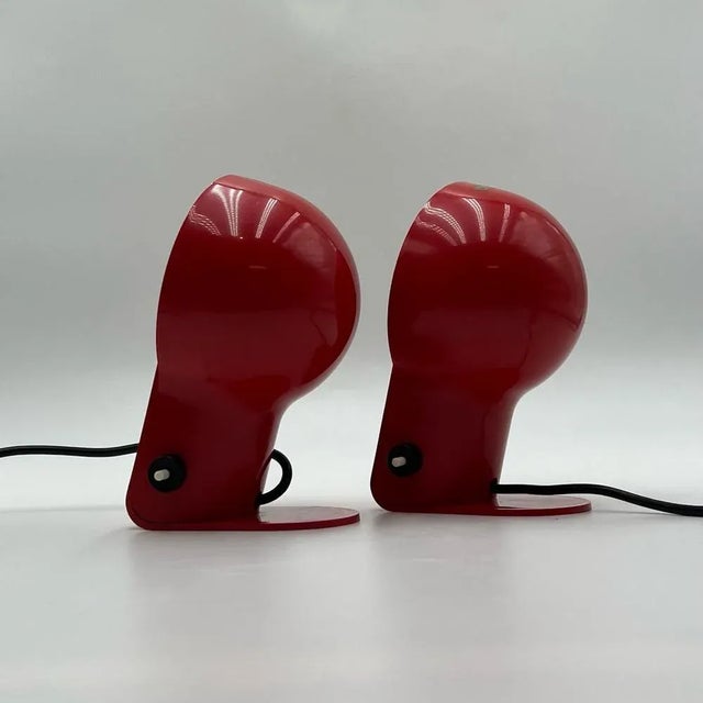 Panda Table Lamps by Ambrogio Pozzi for Harveiluce, 1970s, Set of 2 For Sale - Image 10 of 11