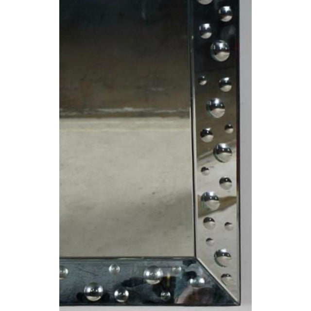 Modern Designer Mirror W Convex Circles For Sale - Image 4 of 4