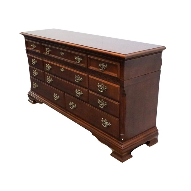 STANLEY FURNITURE American Heritage Collection Mahogany Traditional Style 66" Triple Dresser 172-13-05 34" High 66" Wide...
