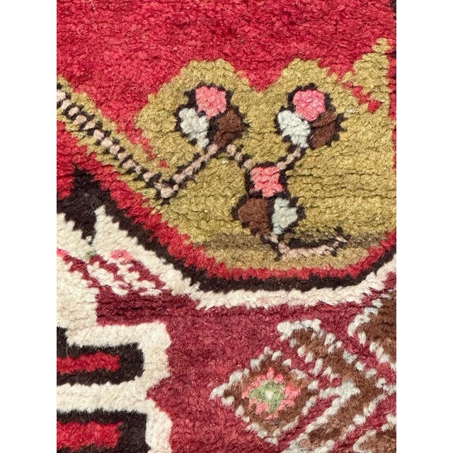 Small Vintage Turkish Bobyrugs Yastik Rug, 1970s For Sale - Image 14 of 16