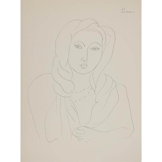 Henri Matisse, Jeune femme au voile, Lithograph For Sale - Image 8 of 8
