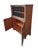 Mid-Century Italian Burl Display Cabinet, 1945 For Sale - Image 13 of 16
