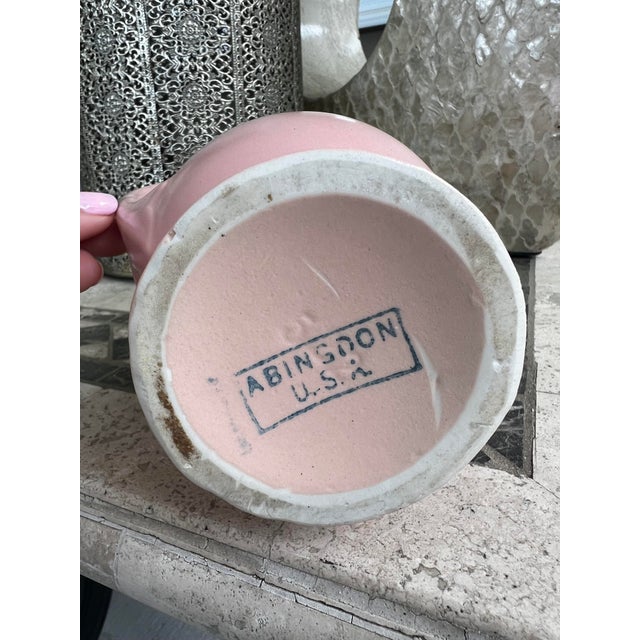 Mid 20th Century Art Deco Abingdon Two Handled Vase For Sale - Image 4 of 6