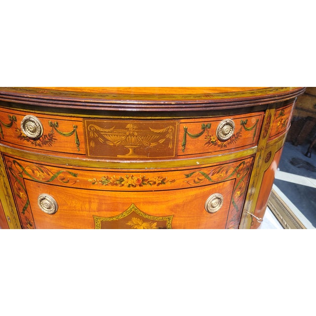 Adams Painted 1920s Credenza Sideboard For Sale - Image 10 of 12