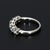 Metal 1.5ctw Natural Round Brilliant Diamonds in a Five-Stone Platinum Wedding Ring, Size 6.5 For Sale - Image 7 of 8