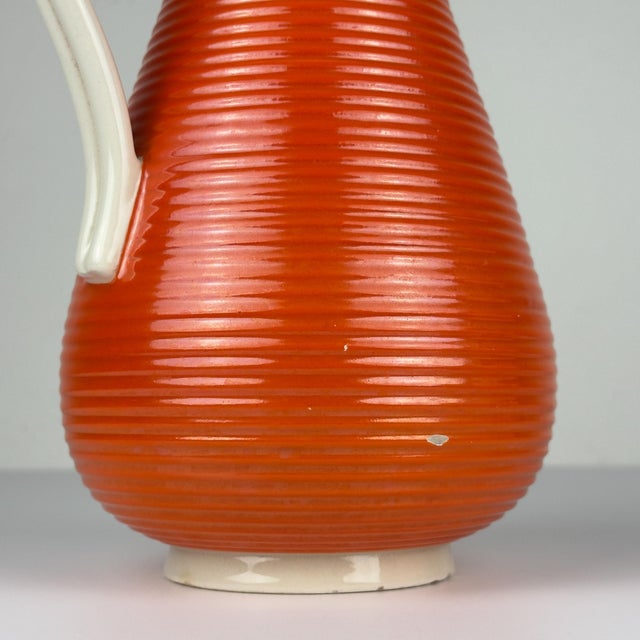 Vintage Water Set from Ceramiche Rometti Umbertide, Italy, 1930s, Set of 6 For Sale - Image 4 of 18