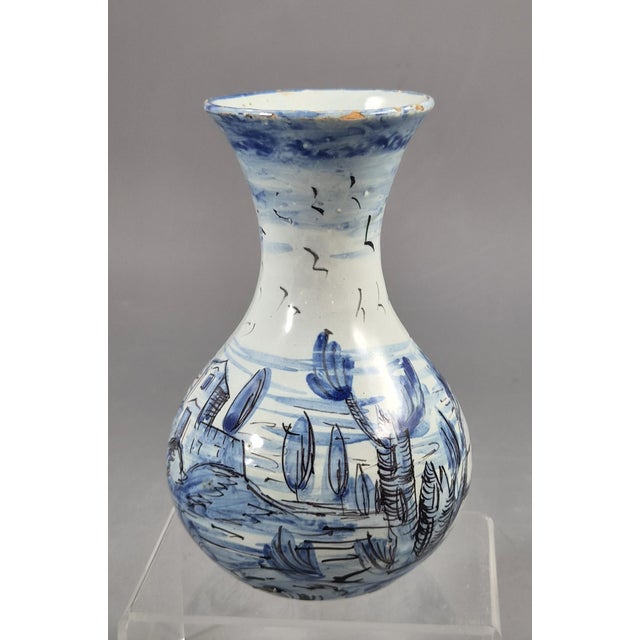 An exceptional antique Italian maiolica miniature cabinet vase, made by the Figli di Giuseppe Cantagalli workshop in...