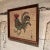 Metal Mid Century Modern Brass Tiled Rooster Wall Art, Signed K, 1960s For Sale - Image 7 of 13