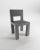 Modern Raw Chair in Dark Gray Bouclé from Collector For Sale - Image 6 of 6