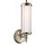 Traditional Thomas O'Brien for Visual Comfort Signature Merchant Single Bath Light in Polished Nickel with White Glass For Sale - Image 3 of 4