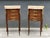 1940s Pair of French Louis XV Style Rosewood Side Tables Nightstands. For Sale - Image 4 of 7
