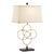 Chelsea House Loose Knot Lamp in Gold For Sale