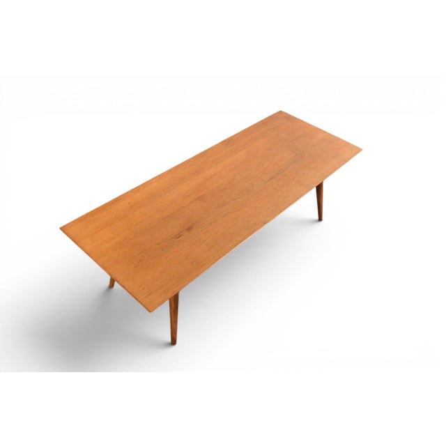 Wood Mid 20th Century Paul McCobb Model 1544 Planner Group Bench / Coffee Table in Solid Maple For Sale - Image 7 of 8