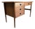 Vintage Danish Modern Walnut Writing Desk With Storage For Sale