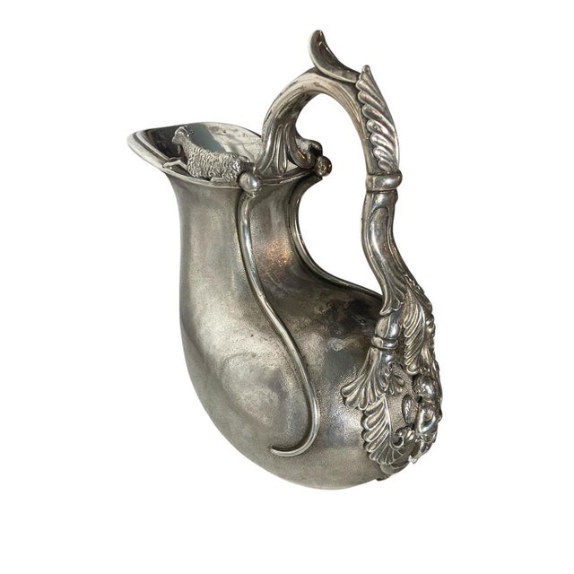 Antique Askos Jug in Sterling Silver with Markings, 1890 For Sale - Image 4 of 9