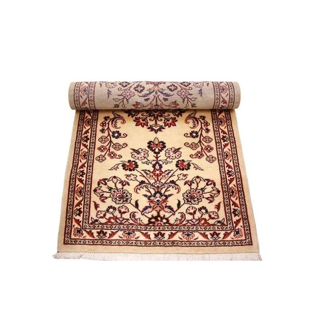 Middle Eastern Sarough Runner Rug For Sale - Image 11 of 11