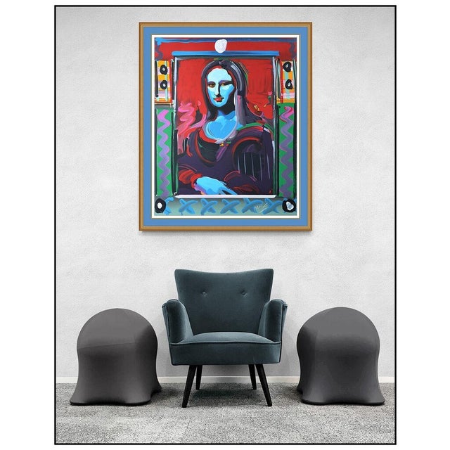 Message us to inquire about custom framing options! (Included for free with every purchase) The artwork here, "Mona Lisa",...