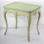 2010s Vintage Mint Green English Hand Carved Side Table For Sale - Image 5 of 13