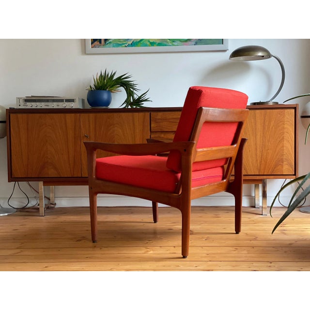 Mid-Century Easy Chair by Illum Wikkelsoe for Glostrup, 1960s For Sale - Image 10 of 11