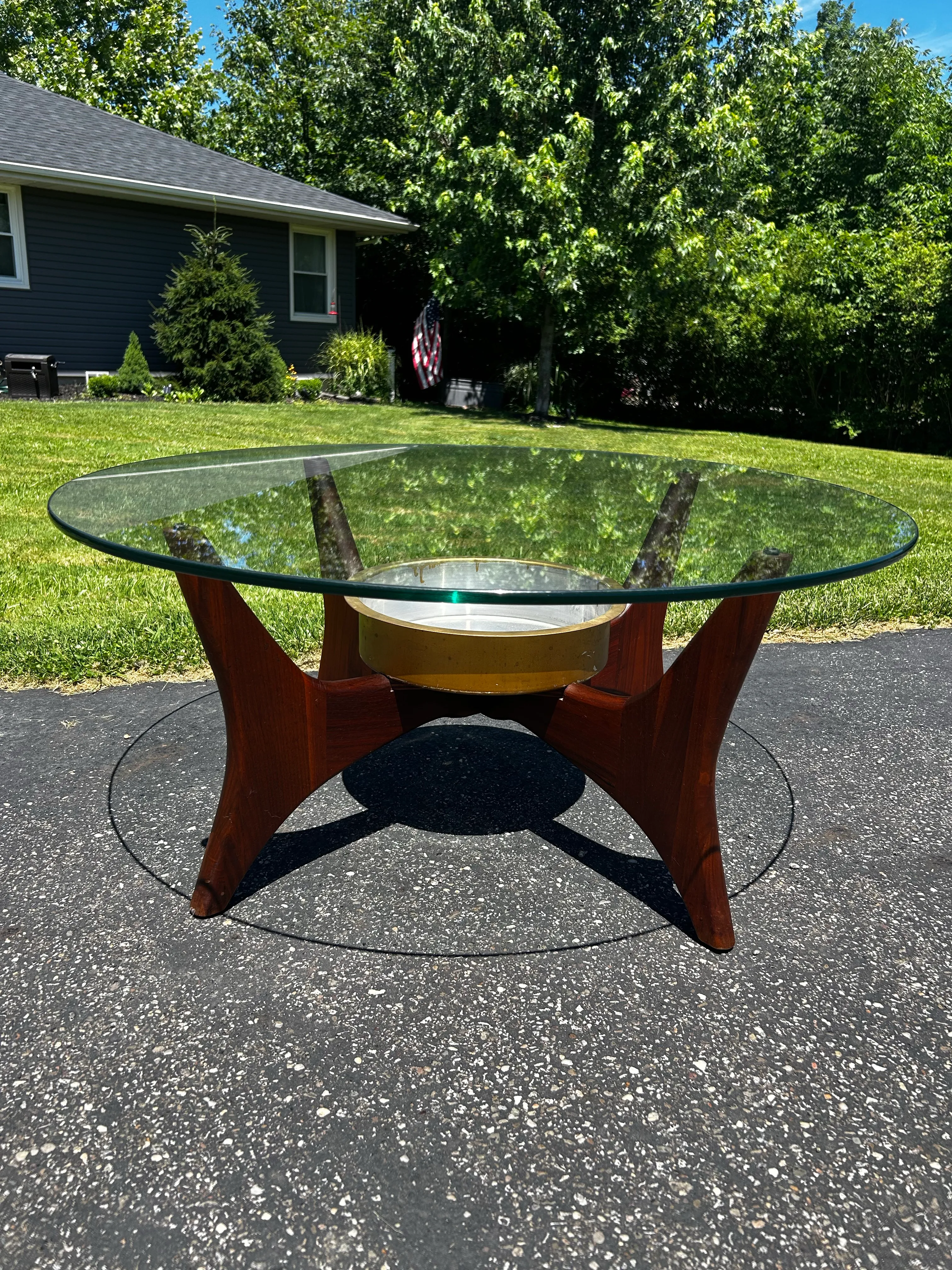1960s Mid Century Adrian Pearsall Walnut Sculptura Coffee Table