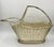Farmhouse Mid-Century French Silver Wire Wine Basket For Sale - Image 3 of 8