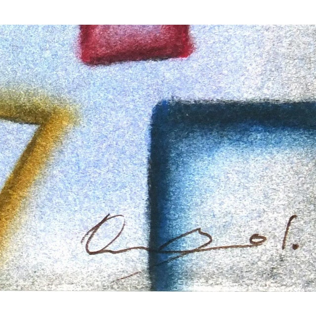 Abstract Oscar Arturo, Equilibrio - Colored Shapes Abstract For Sale - Image 3 of 5