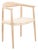 Safavieh Volta Foc Twist Accent Chair - Unfinished Natural Teak/Natural Foc Twist For Sale - Image 4 of 11