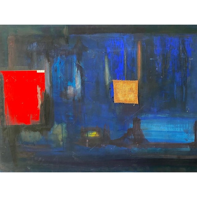 Robert Mus Untitled 5 Oil , canvas and painted aluminium on canvas / frame 1967/1968 60 x 90 cms Certificate from the...