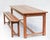 French Provincial Garden Table and Bench, 1980, Set of 2 For Sale - Image 13 of 13
