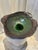 Mid 20th Century Mid 20th Century Handcrafted Ceramic Art Bowl With Green Glaze and Sculptural Organic Edge For Sale - Image 5 of 6