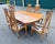 Vintage 1960s Dining Table & 6 Chairs by William Clingman for J. L. Metz Furniture Co For Sale - Image 4 of 12