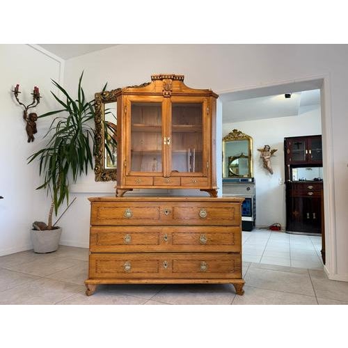 Antique Josephinian Writing Desk with Drawers For Sale - Image 6 of 18