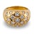 Contemporary Vintage French 1.50 Carat Diamond 18k Yellow Gold Ring, Size 6 For Sale - Image 3 of 6