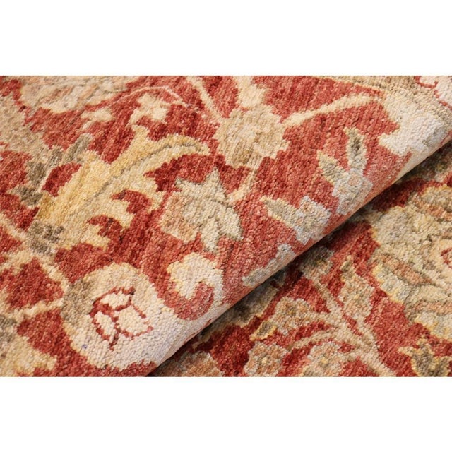 Traditional Pasargad Home Ferehan Rust Wool Area Rug, 3' 0'' X 10' 8'' For Sale - Image 3 of 4