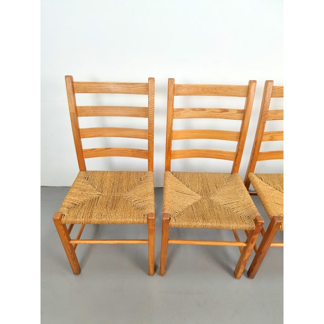 Wood Jaerstolen Aksel Dining Chair from Möbelfabrikken Aksel L. Hansson, 1970s, Set of 4 For Sale - Image 7 of 8