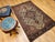 19th Century Persian Farahan Sarouk Area Rug, Hand-Knotted Wool, Floral Medallion Pattern, Ivory & Blue, 4x7 For Sale - Image 4 of 14