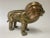 Mexican Brass and Copper Lion Sculpture For Sale - Image 3 of 12