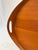 Dansk Vintage Dansk Danish Modern Large Oval Teak Serving Tray With Integrated Handles For Sale - Image 4 of 11