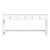 Spritely Home Accent Furniture Lark 65 in. W Rectangular Wood 3 Drawer Console Table with Lower Open Shelf, White For Sale - Image 4 of 8