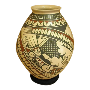 Late 20th Century Mata Ortiz Hand Coiled Pot by Ana Trillo