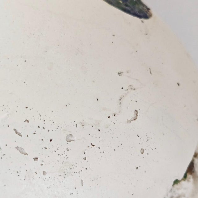 Vintage Space Age UFO Planet Table Lamp in Plaster and Glass, 1970s For Sale - Image 12 of 16