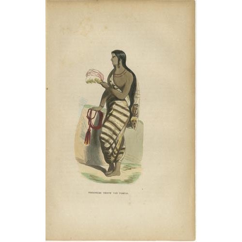 European School Artist, Indigenous Peoples of the Americas, 1852, Print, Set of 10 For Sale - Image 10 of 13
