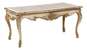 A French Mirror Top Coffee Table