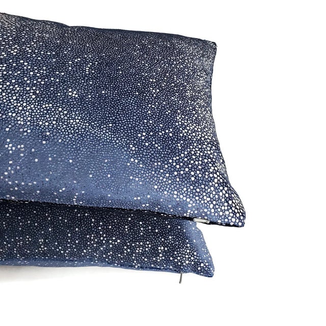 Not Yet Made - Made To Order Kravet Couture Sombra in Indigo Lumbar Pillow Cover For Sale - Image 5 of 7