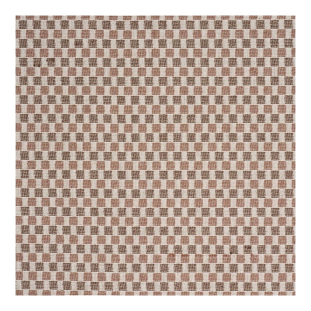 Schumacher Elara Performance Fabric In Brown For Sale