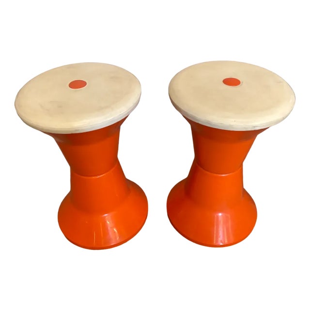 Tam Tam Stools, Set of 4 For Sale