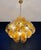Vintage Italian Amber Murano Glass Chandelier, 1990s For Sale - Image 16 of 18