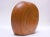 Dense sculptural wooden vase composed of sculpted plywood by New York sculptor, Dick Shanley, circa 1970s-1980s. Very...